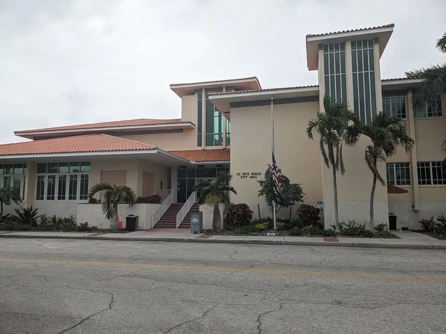 The city hall of St. Pete Beach, Florida.