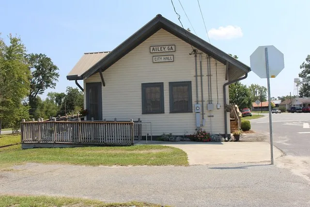 Ailey Depot/City Hall, Ailey, Montgomery County, Georgia