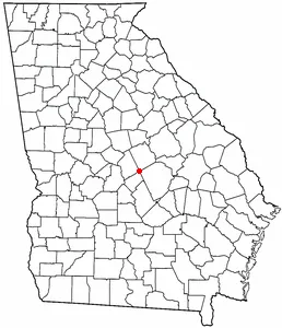 Adapted from Wikipedia's GA county maps by Seth Ilys.