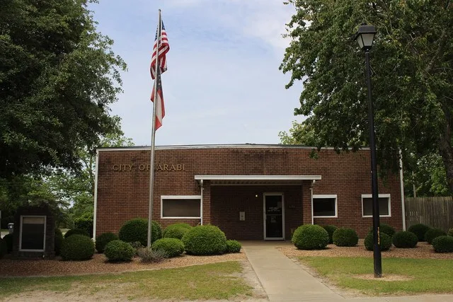 Arabi City Hall, Fire Dept, Police Dept, Arabi, Crisp County, Georgia
