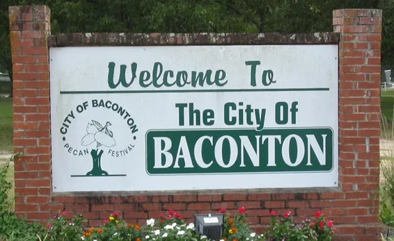 Baconton Welcome Sign - Located at the intersection of US-19 & GA-93