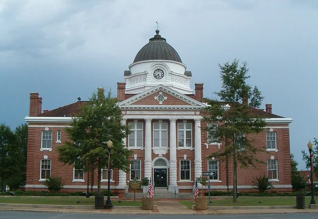 Early County Courthouse on the square in Blakely, Georgia, USA