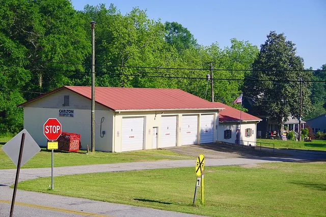 City Hall and Fire Department in Carlton, Georgia, United States