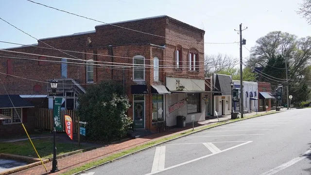 Athens Street in Carnesville, April 2023