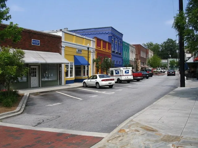 Photo of Olde Town Conyers in Rockdale County, Georgia. Photo taken by Steve Karg