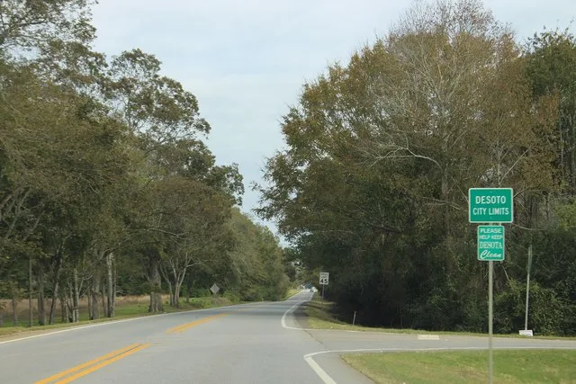 Desoto City limit, Georgia State Route 30/U.S. Route 280, Sumter County, Georgia