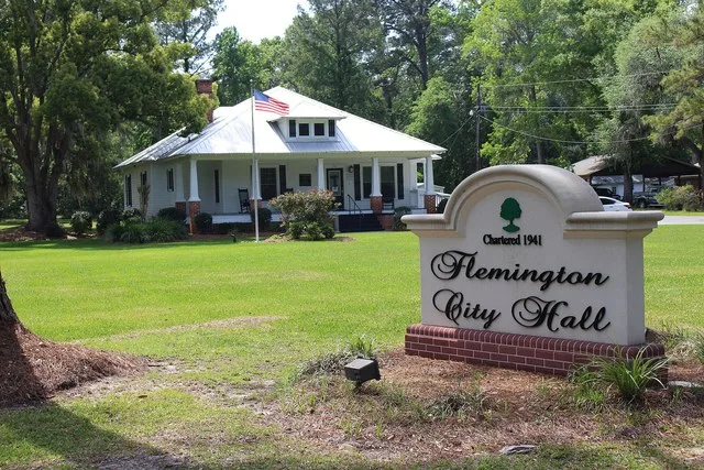 Flemtington City Hall, Flemington, Liberty County, Georgia