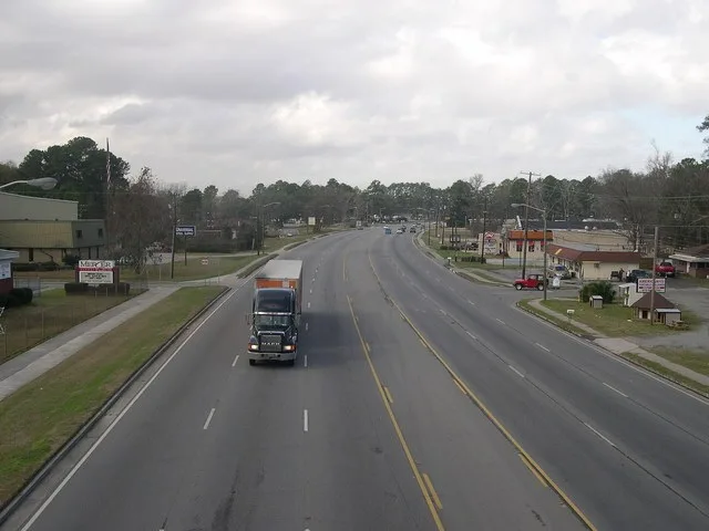 5000 block of Augusta Road (Highway 21) in Garden City, Georgia.