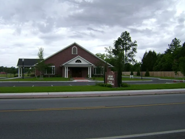 Lakeland City Hall and Lakeland Police Department in Lakeland, Lanier County, Georgia