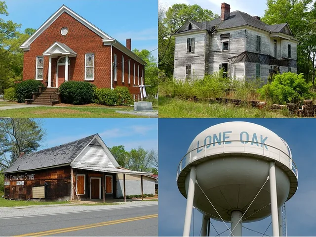 This is a series of photos that I shot of Lone Oak, Georgia and personally assembled into this photo collage.