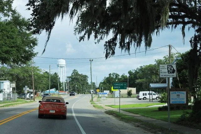 GA57 East - Scenic Shortcut Sign in Ludowici