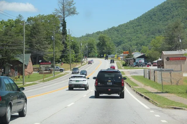 US 23 in Mountain City, Georgia