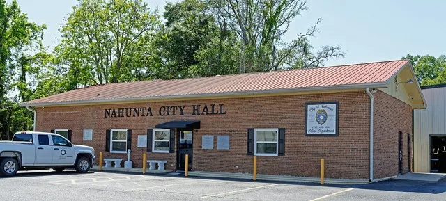 City Hall in Nahunta, Georgia, US