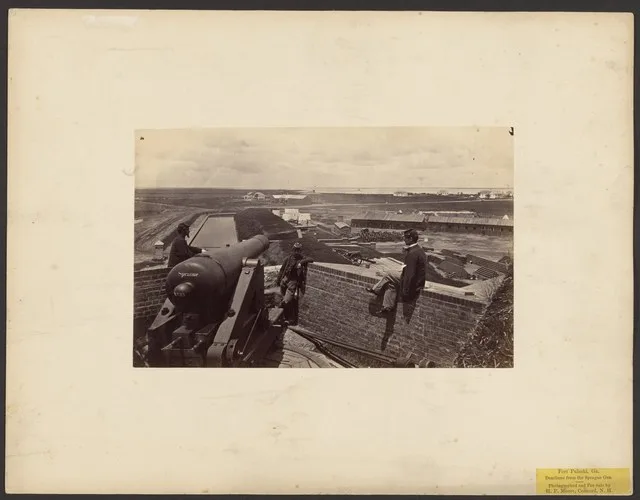 Fort Pulaski, Georgia. Demilune Sprague