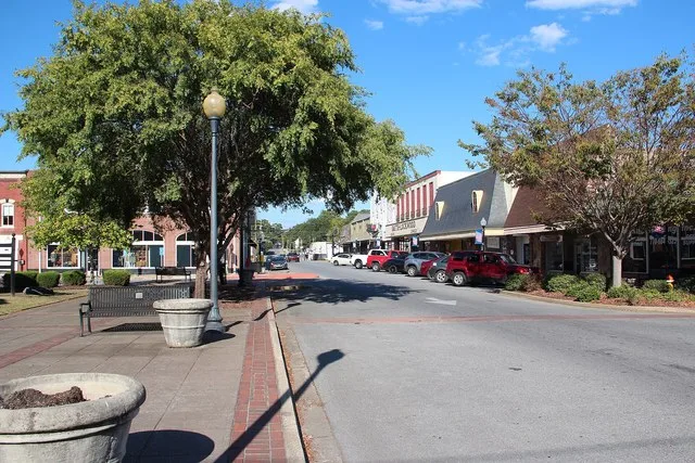Rockmart Downtown Historic District in October 2016