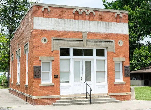 Bank of Surrency In Surrency, Georgia, US. Built in 1911