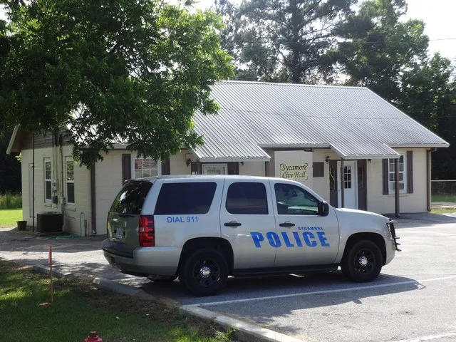 Sycamore City Hall and Police Station, Sycamore, Turner County, Georgia