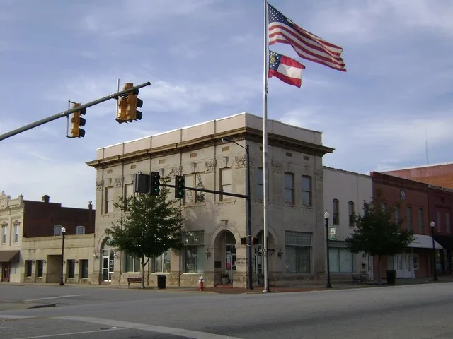 Sylvester City Hall, 101 N. Main St., Sylvester, Georgia. Original building was named Sylvester Banking Company