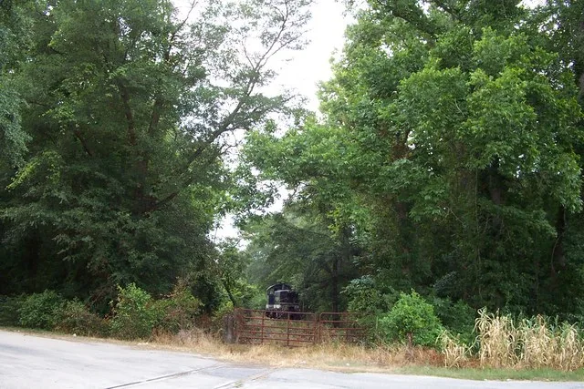 Louisville & Wadley SW-1 locomotive at Wadley, GA