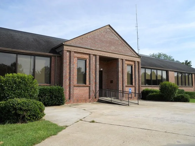 This is a photograph of the Government and Arts building in Waverly Hall, Georgia.