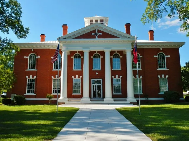 This is a photo of the Webster County Courthouse in Preston, GA.