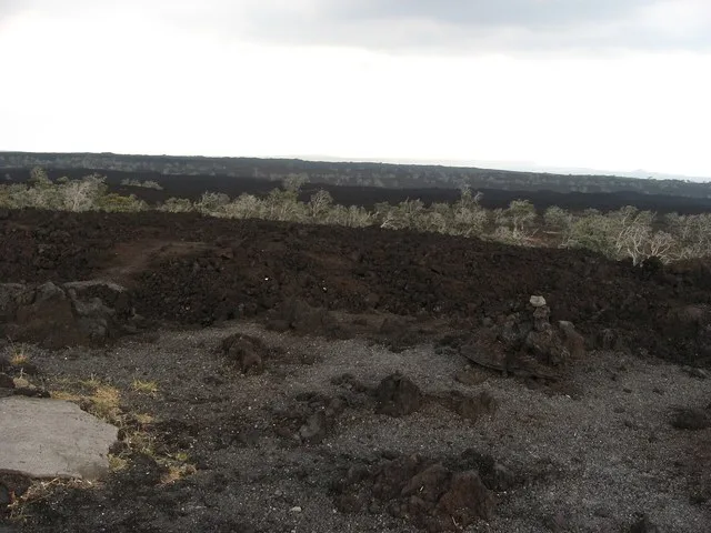 Mauna Loa is one of five volcanoes that form the Island of Hawaii in the U.S. state of Hawaiʻi in the Pacific Ocean. Mauna Loa is the largest subaerial volcano in both mass and vo...