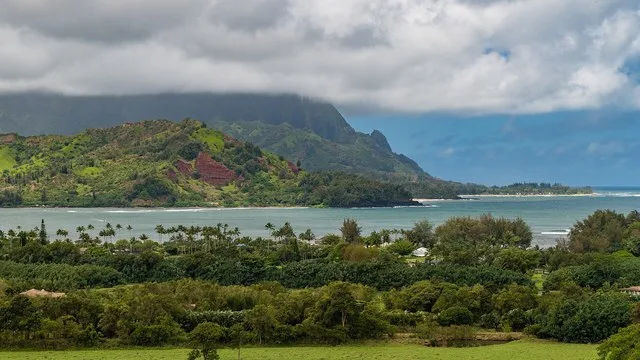 Kalihiwai Bay, Kauai, Hawaii