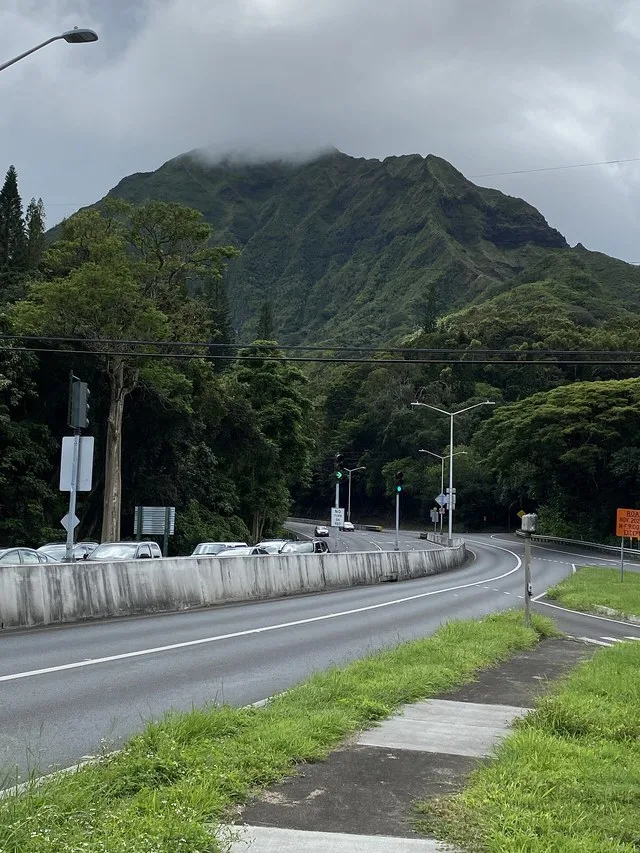 Maunawili, Oahu, Hawaii at noon