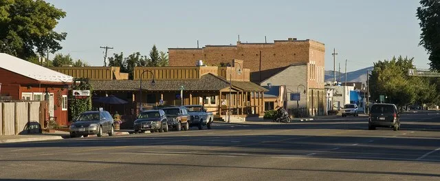 Central Bellevue, Idaho, USA