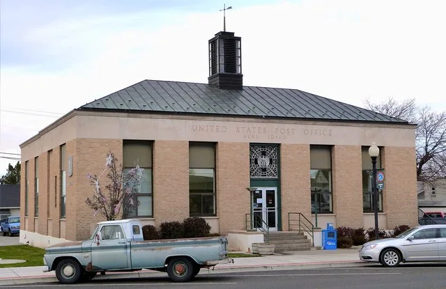 The historic United States Post Office in (built 1940), located at 830 Main Street in Buhl , Twin Falls County, Idaho , United States]]. It is listed on the US National Register o...