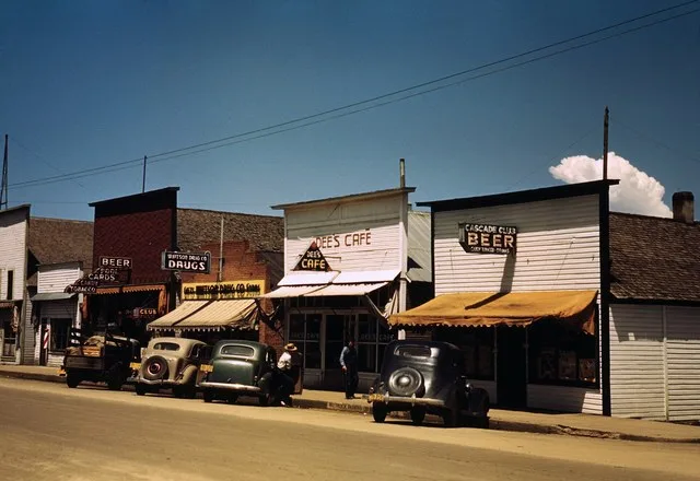 On main street of Cascade, Idaho .