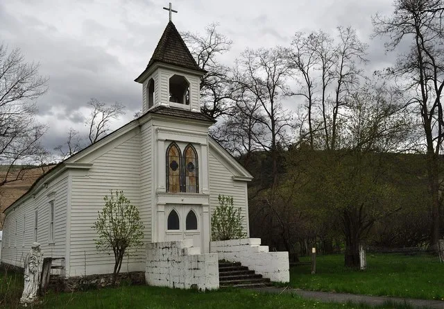 Along the Nez Perce National Historic Trail, St. Joseph Mission, near Culdesac, Idaho. US Forest Service photo, by Roger Peterson