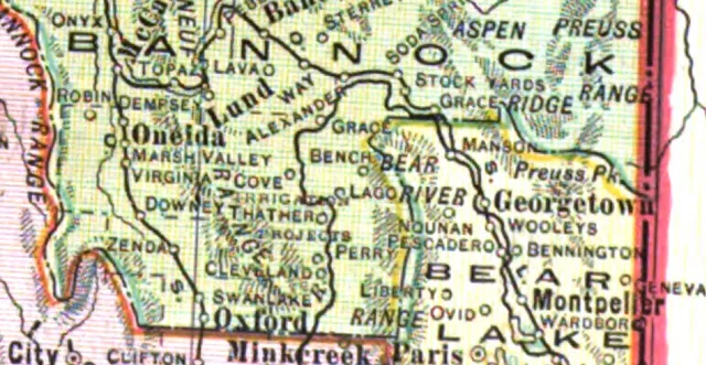 Southern Bannock County, Idaho, in 1909