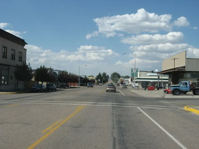 Grace, Idaho, on S.R. 34 between Preston and Soda Springs.