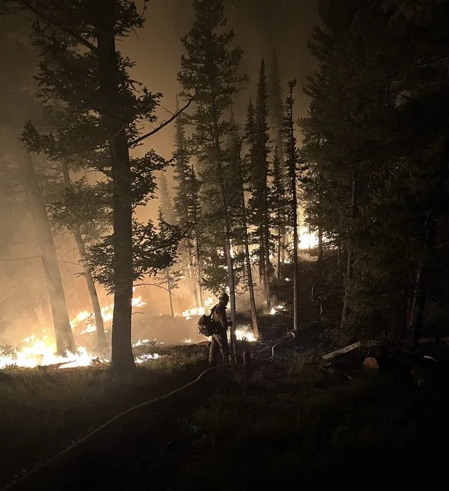 Night Shift on the Hayden Fire