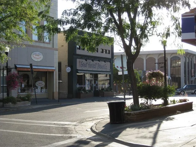 Downtown Idaho Falls, Idaho, United States.