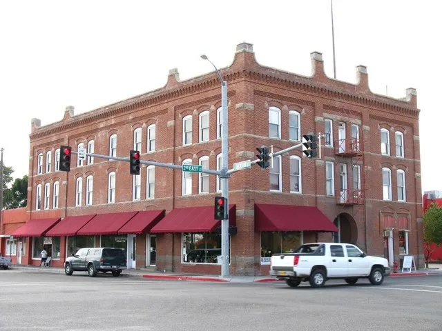 Turner Hotel, Mountain Home, Idaho. This building is listed on the National Register of Historic Places.