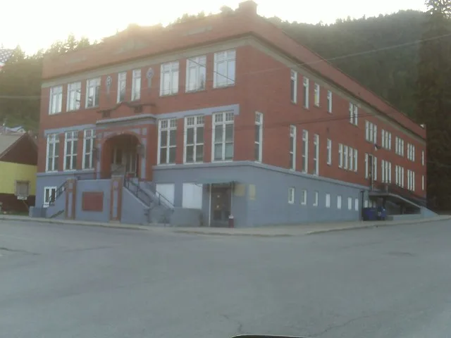 morning club built 1921 mullan idaho, restored and on historical registry.