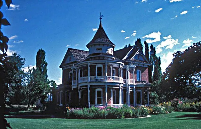 1909 HOWELL MANSION; TOWN IS WELL KNOWN FOR ITS VICTORIAN MANSIONS. OAKLEY IS VERY NEAR THE CITY OF ROCKS