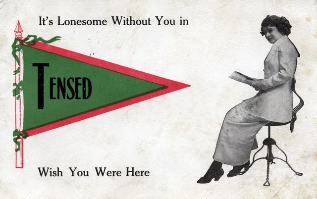 It's Lonesome Without You in TENSED Wish You Were Here Date: 1912 Source Type: Postcard Printer, Publisher, Photographer: Unknown Postmark: January 13, 1913, Tensed, Idaho Collect...