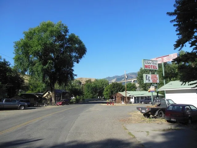 Old Highway 95 in White Bird, Idaho, USA