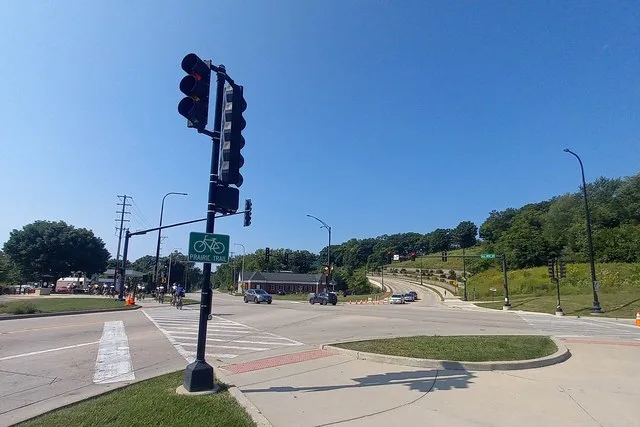 Prairie Trail and IL 31 at Main Street