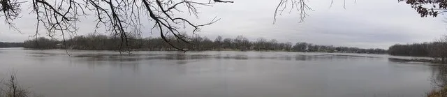 Junction of the Iroquois and the Kankakee Rivers, Aroma Park, Illinois.