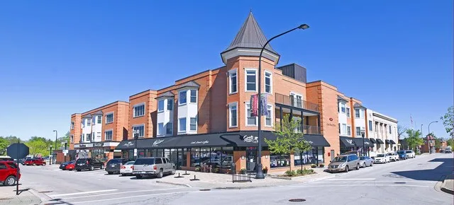 Downtown Barrington (IL) -- Cook Street at East Station May 2011