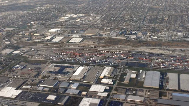 CSX intermodal rail yard