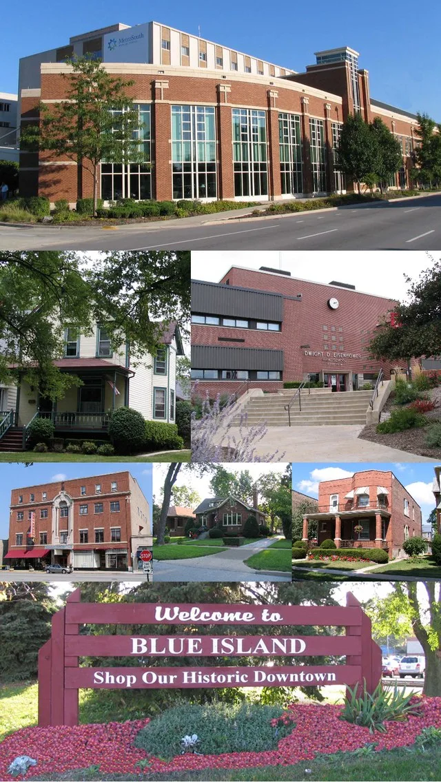 Montage of scenes from Blue Island, Illinois