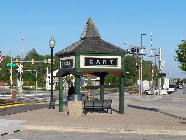 Cary, Illinois - Town Sign