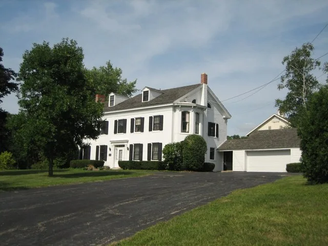 John H. Addams Homestead, Birthplace of Jane Addams (of Hull House fame), Cedarville, Illinois, USA. U.S. National Register of Historic Places