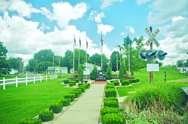 Jacobs Park in Crossville, Illinois, United States.
