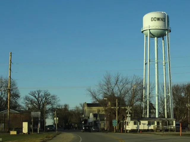 Downs is a village in McLean County, Illinois, United States. The population was 1,005 at the 2010 census. It is part of the Bloomington–Normal Metropolitan Statistical Area. <a h...